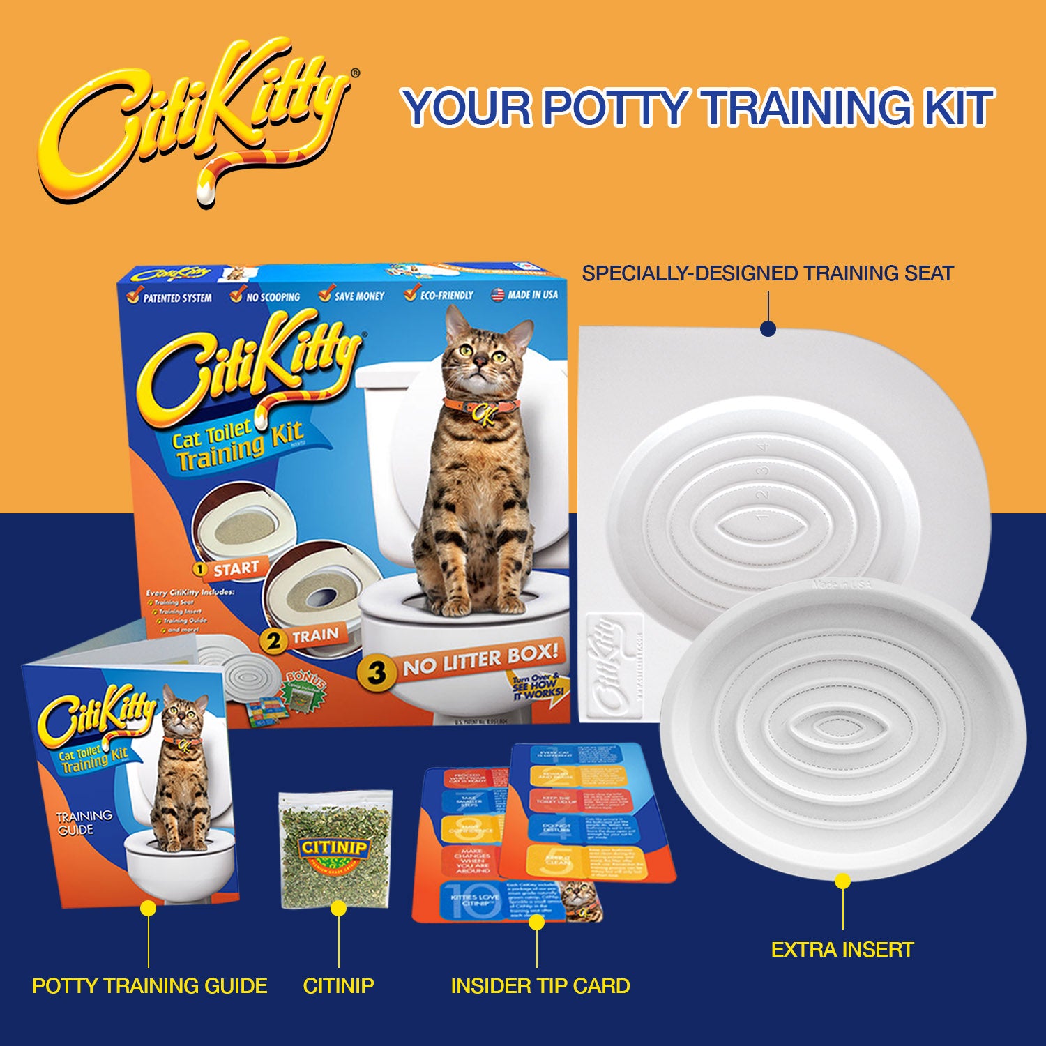 CitiKitty Cat Toilet Training Kit – CitiKitty