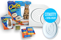CitiKitty Cat Toilet Training Kit with Extra Training Insert - CitiKitty Inc. 
 - 2