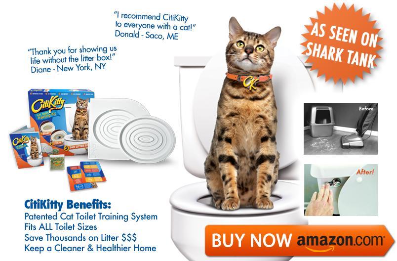 CitiKitty Cat Toilet Training Kit - Toilet Train your Cat